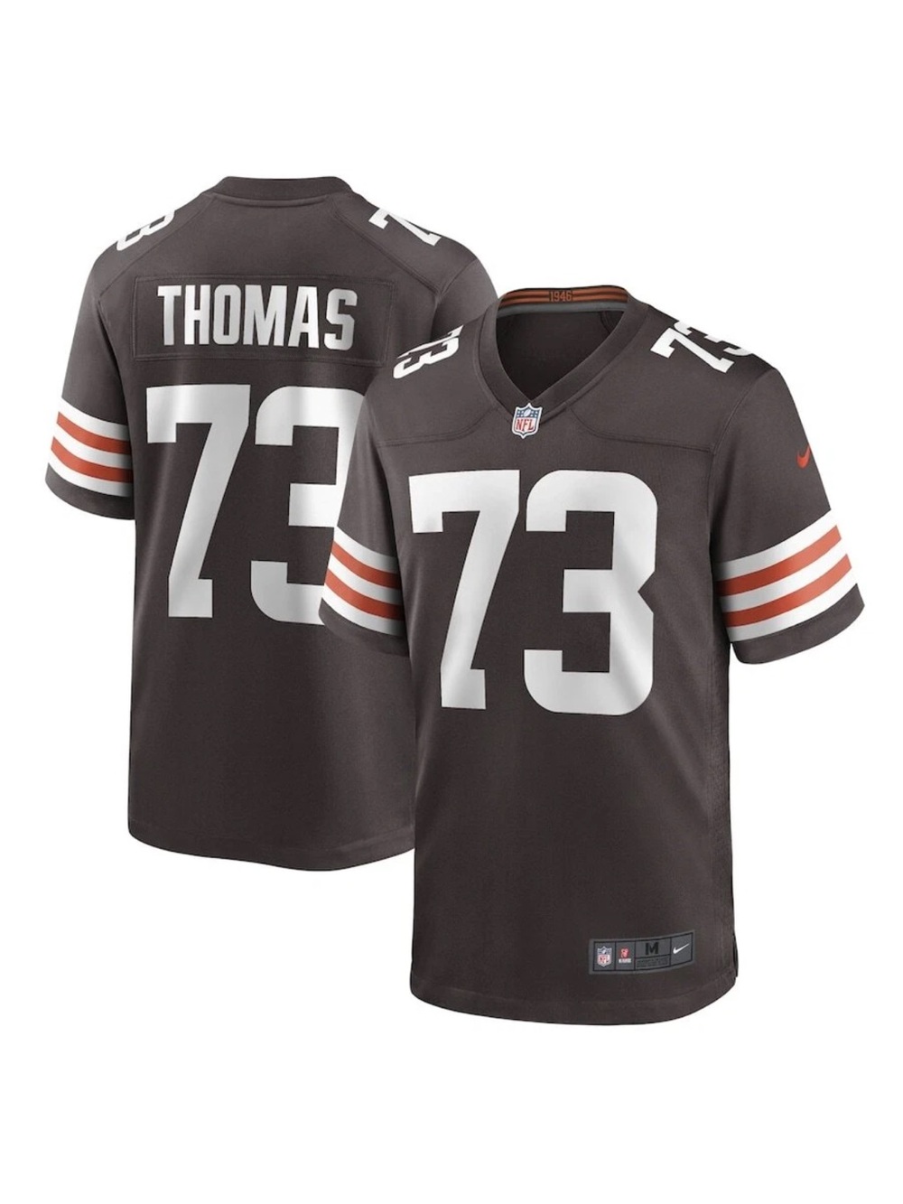 Nike NFL Men's XL On Field Cleveland Browns Retired Joe Thomas #73 Jersey